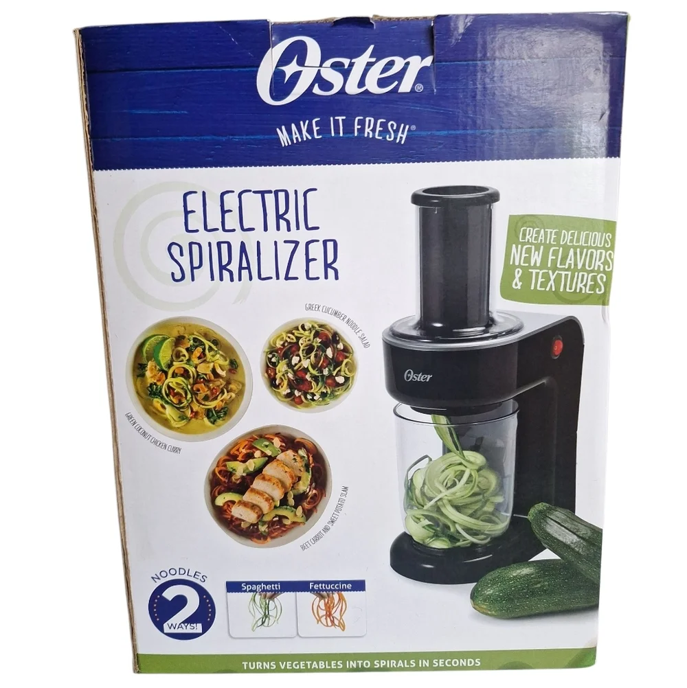 Oster Black Electric Spiralizer FPSTES1050 NEW
